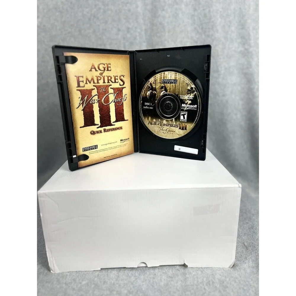 Vintage Age of Empires III The WarChiefs Collectors Edition PC Game Microsoft